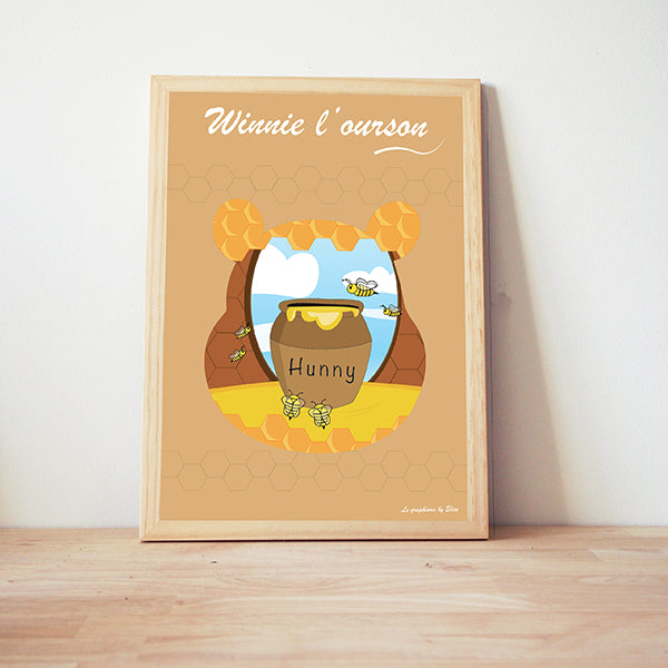 Illustration Winnie l'ourson / Poster