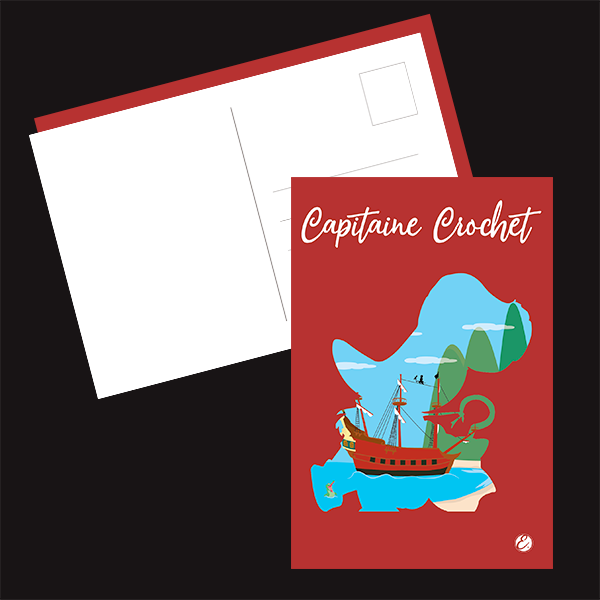Illustration Capitaine crochet / Poster