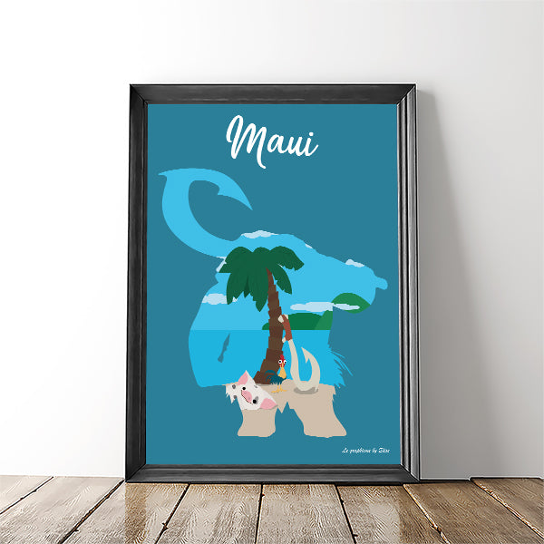 Illustration Maui / Poster