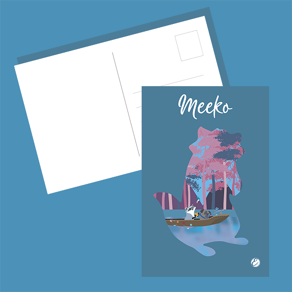 Illustration Meeko / Poster
