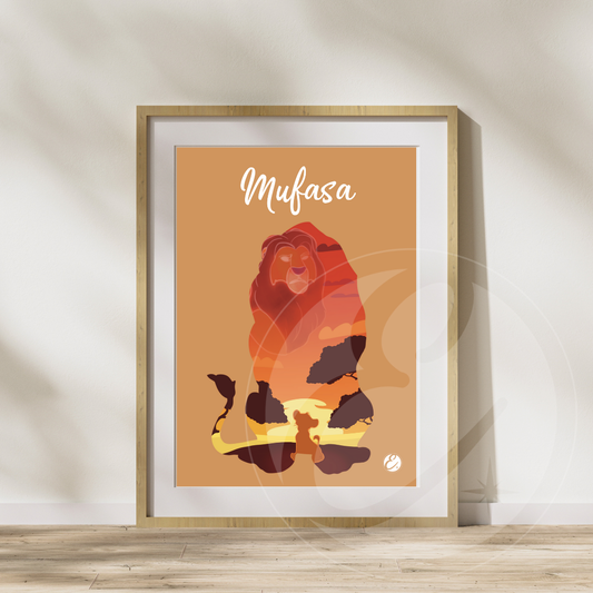 Illustration Mufasa / Poster