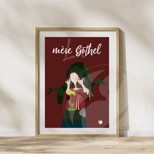 Illustration Mère Gothel / Poster