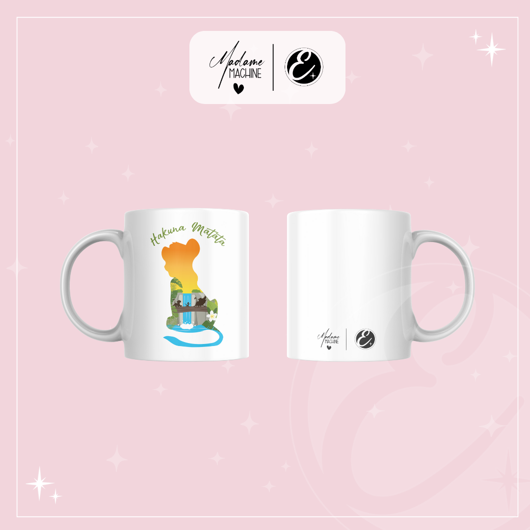 Mug inspirée de l'univers Disney / Collaboration Madame Machine x Le Graphisme by Élise
