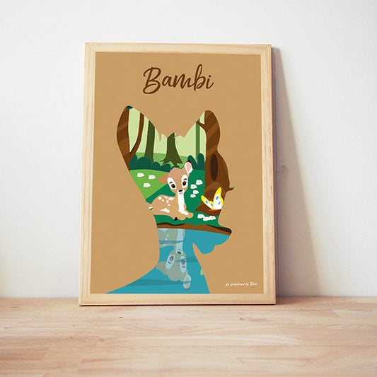 Illustration Bambi / Poster