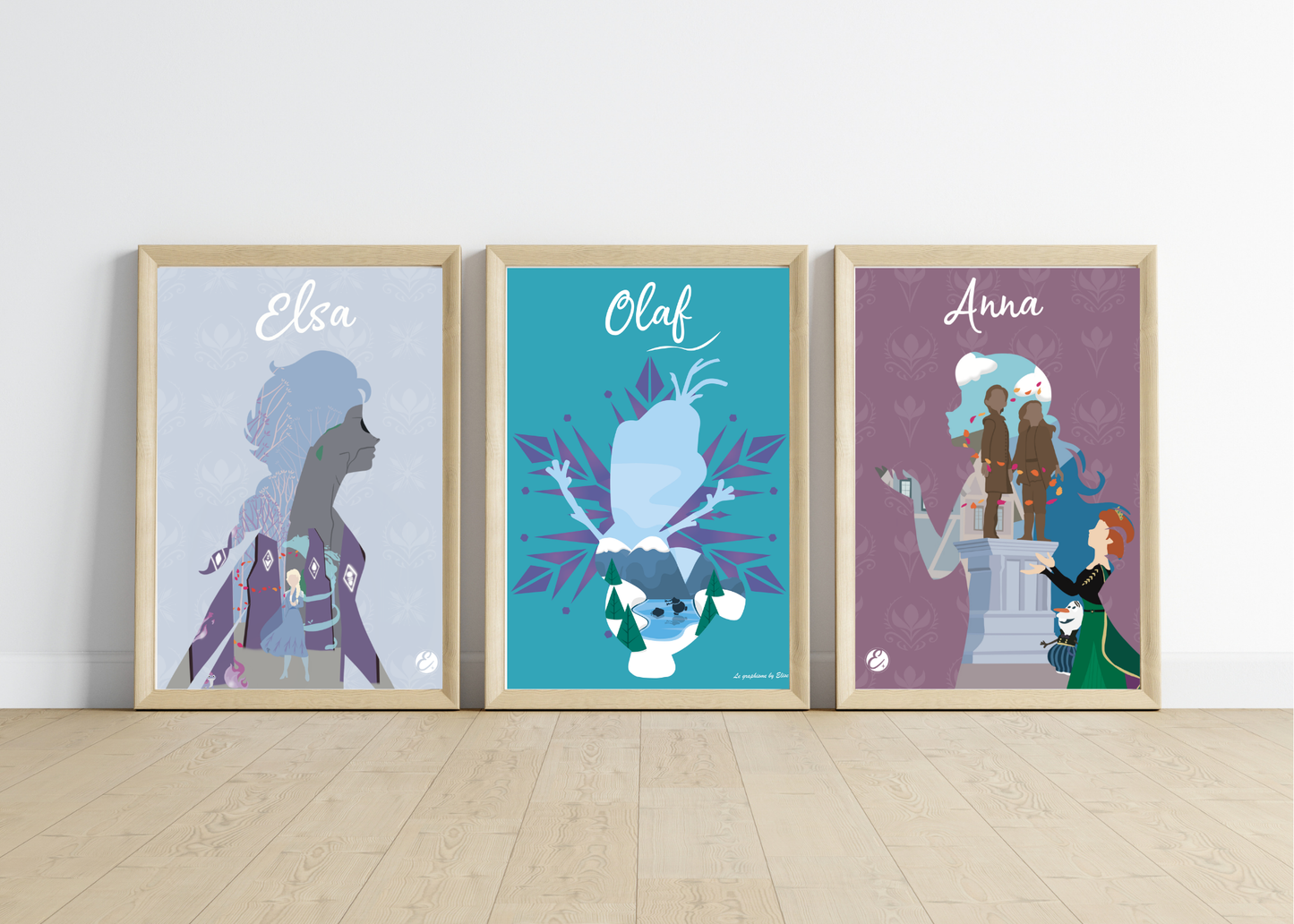 Illustrations glacées "Frozen"