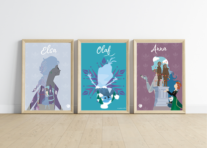 Illustrations glacées "Frozen"