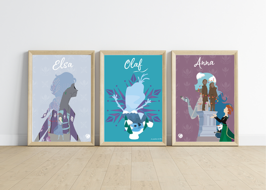 Illustrations glacées "Frozen"