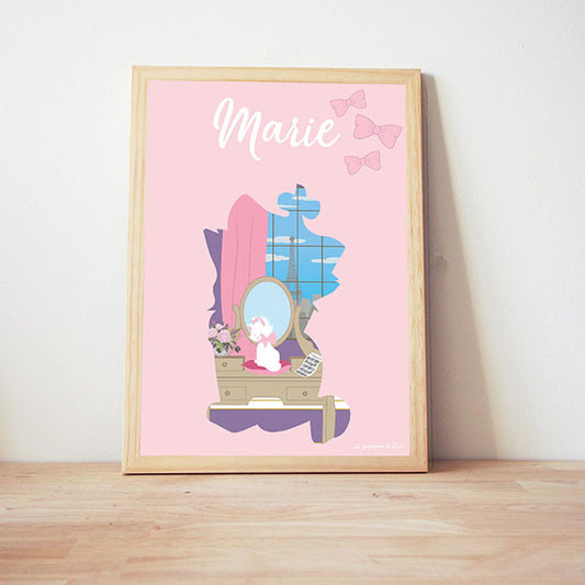 Illustration Marie / Poster