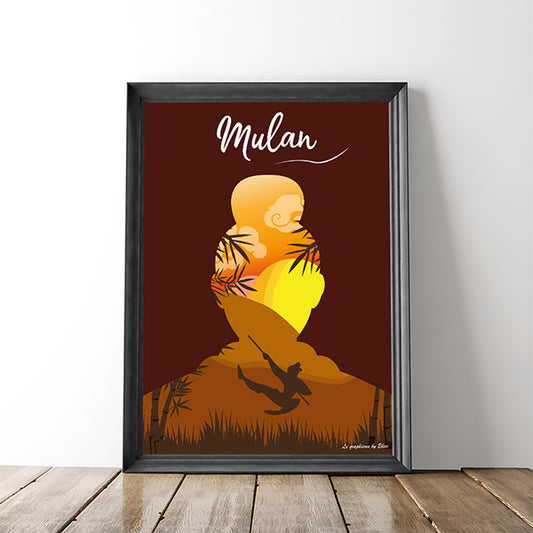 Illustration Mulan / Poster