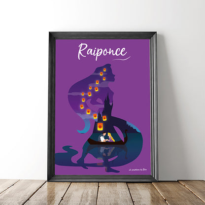 Illustration Raiponce / Poster