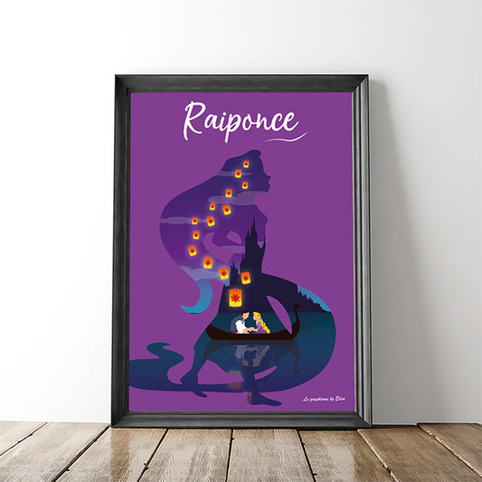 Illustration Raiponce / Poster
